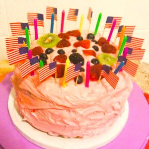 ALL-AMERICAN BIRTHDAY CAKE