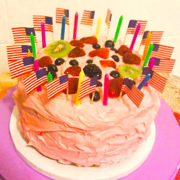 ALL-AMERICAN BIRTHDAY CAKE
