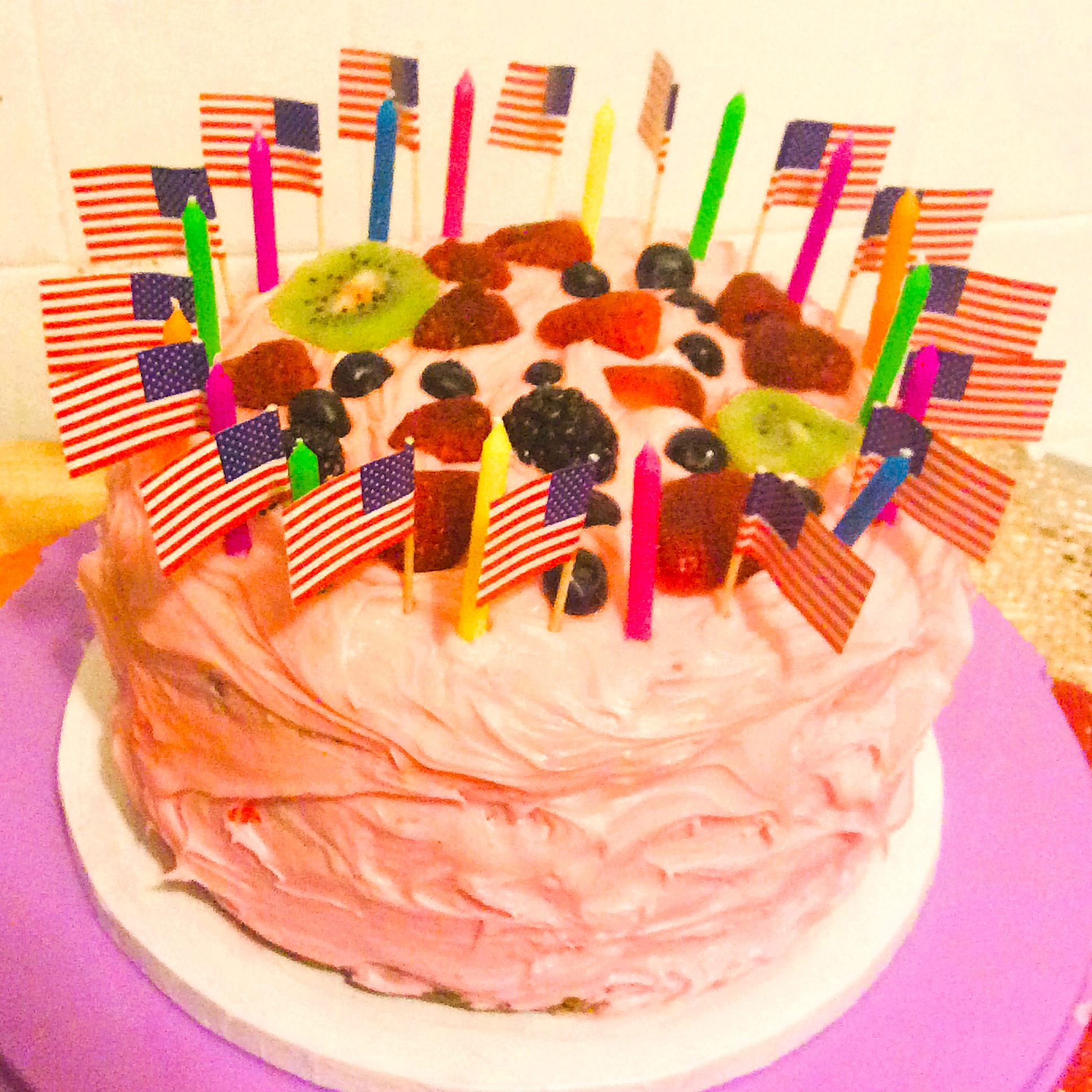 ALL-AMERICAN BIRTHDAY CAKE