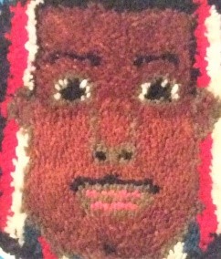 LATCH HOOKING PORTRAIT OF DR. MARTIN LUTHER KING, JR.